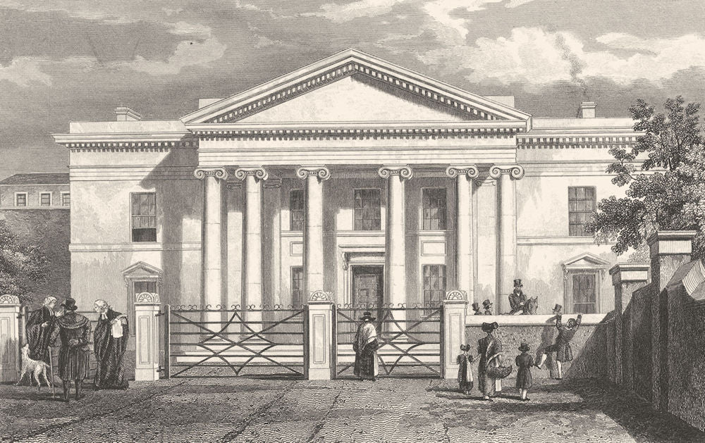 LIVERPOOL. Kirkdale. Sessions House. Figures. Children. (Pyne) 1831 old print